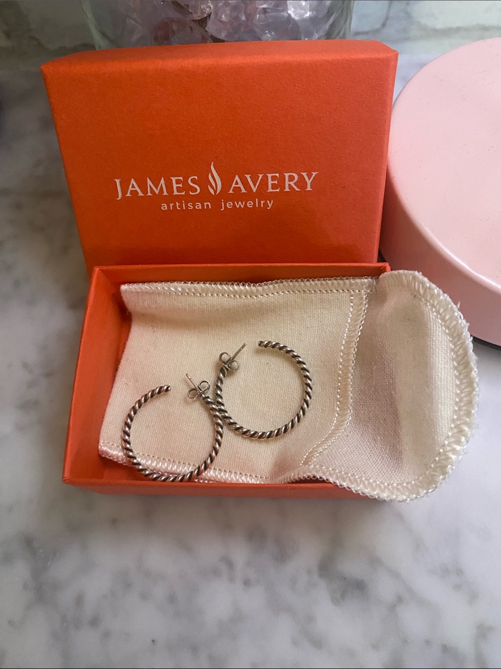 James Avery retired hoop earrings